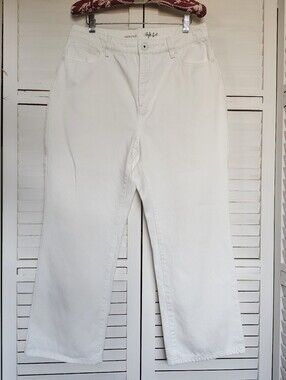 Style & Co Wide Crop White Pants